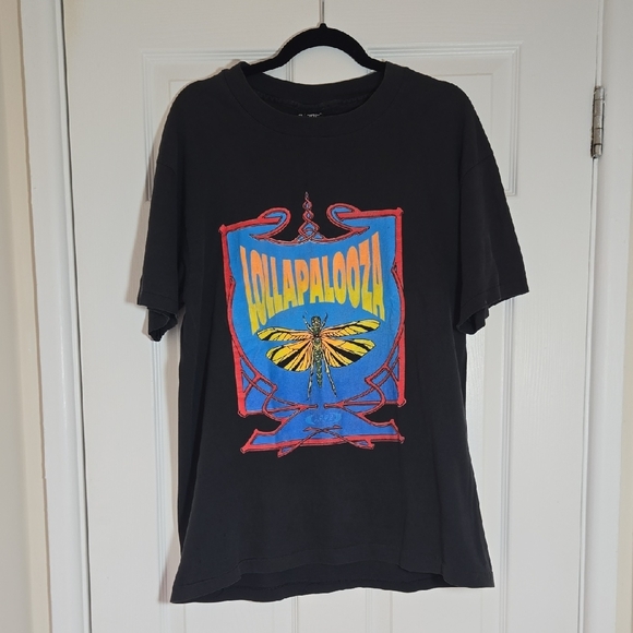 Vintage 1992 Lollapalooza Festival T-Shirt | Giant Tag | XL | Rare - Picture 1 of 16